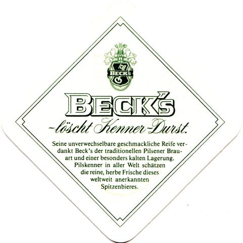 bremen hb-hb becks unver 1b (raute180-u spitzenbieres-grün)